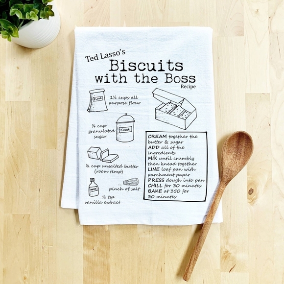 Ted Lasso Biscuits Funny Kitchen Towel - Picture 1 of 1